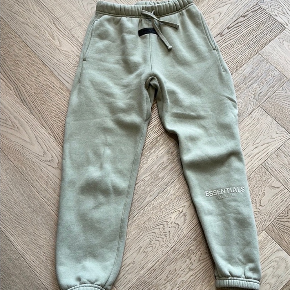 Fear of God Essentials Kids Joggers - Sage